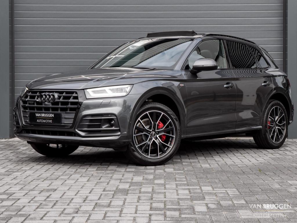 Audi Q5 2.0 TFSI quattro S-Line Pano B&O Trekhaak 360'Camera, Auto's, Audi, Bedrijf, Te koop, Q5, 360° camera, 4x4, ABS, Achteruitrijcamera