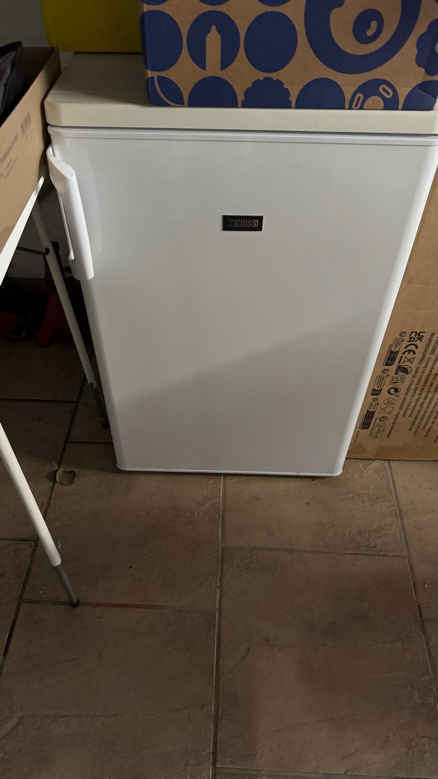 Zanussi Koelkast met Vriesvakje - Zeer Goed Onderhouden, 75 tot 100 liter, Zo goed als nieuw, 45 tot 60 cm, Met vriesvak