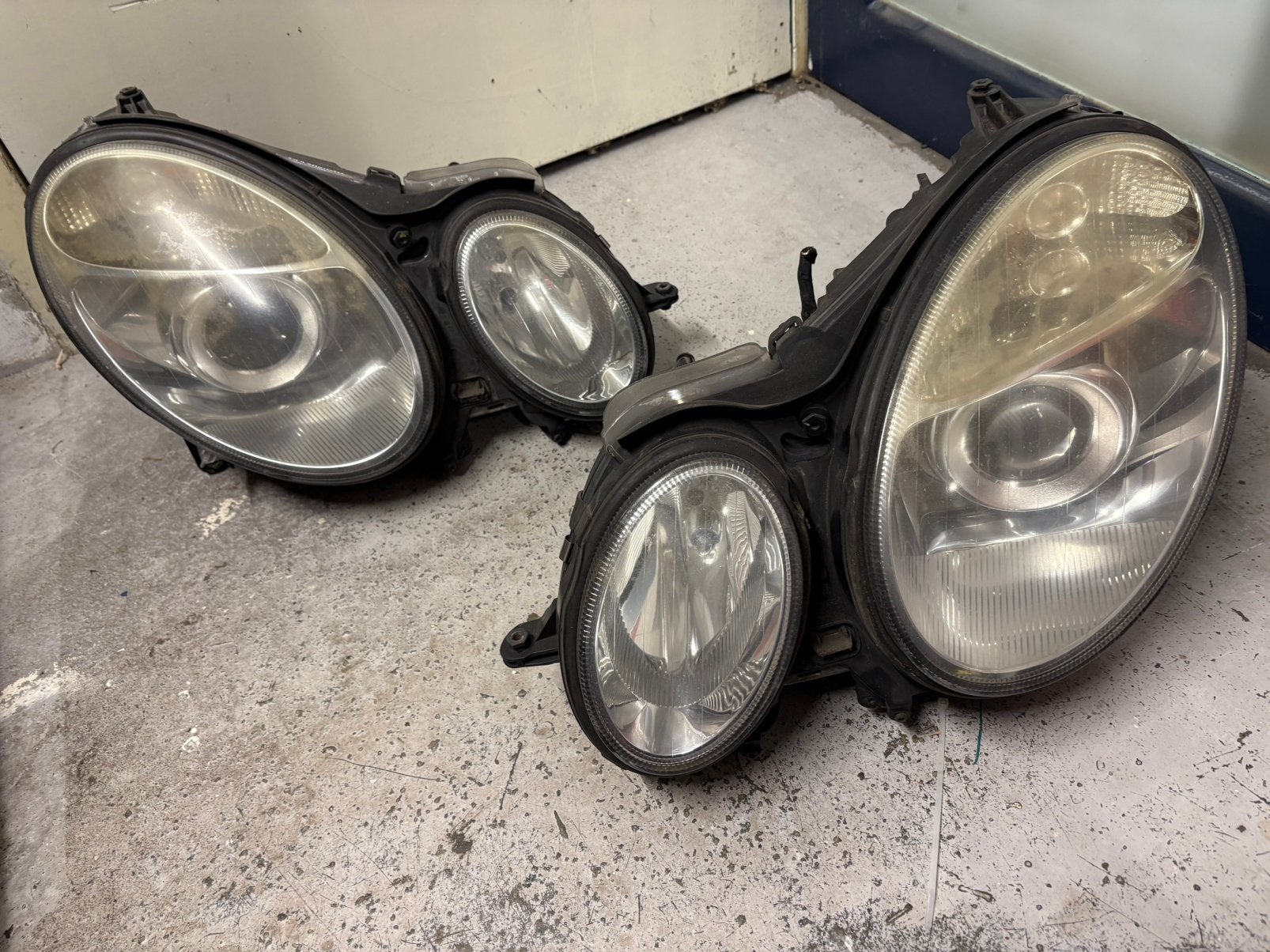 W211 xenon koplamp set, Auto-onderdelen, Ophalen, Gebruikt, Mercedes-Benz