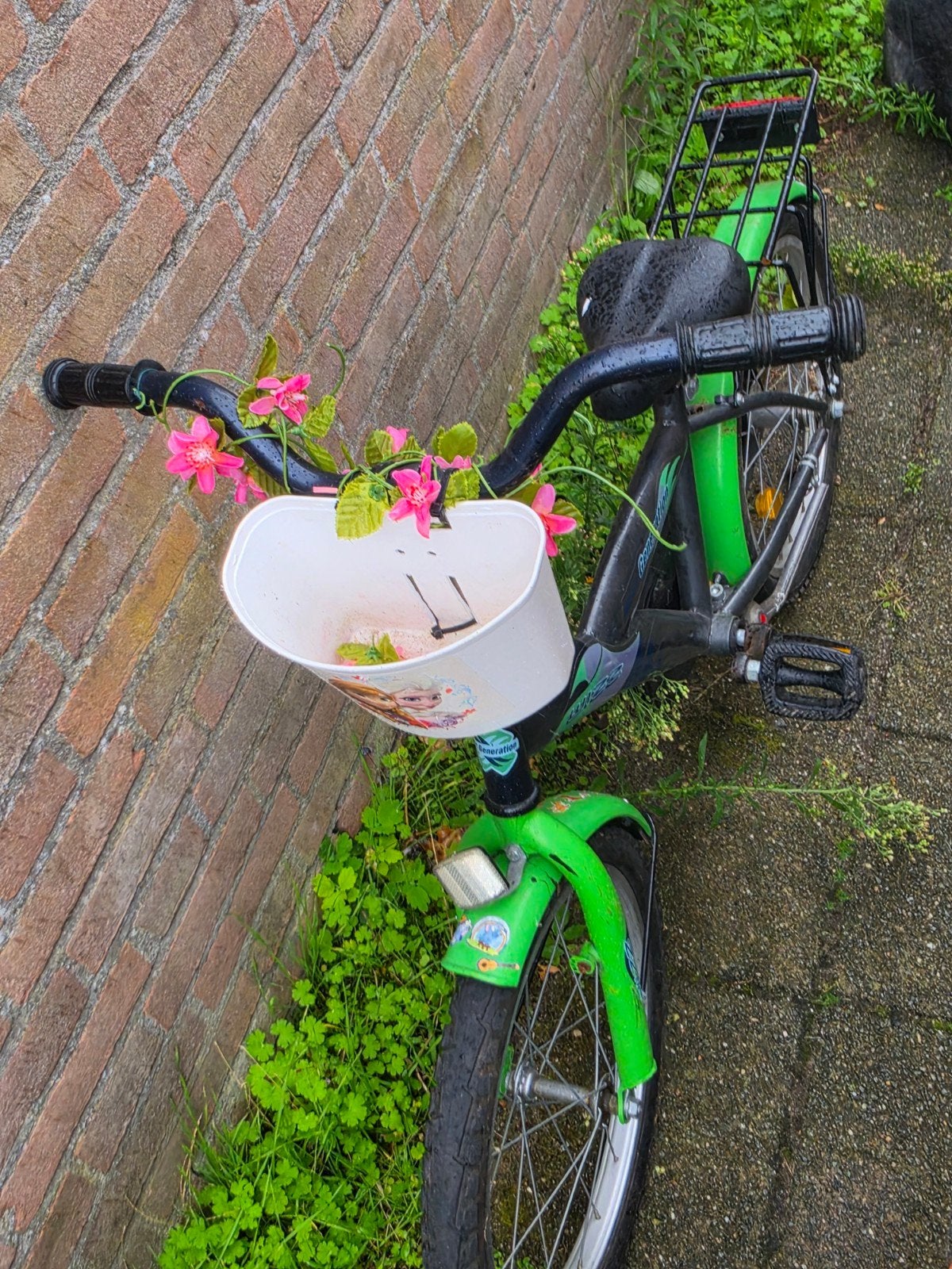 Loekie Wizz Next Generation kinderfiets met mandje, Ophalen