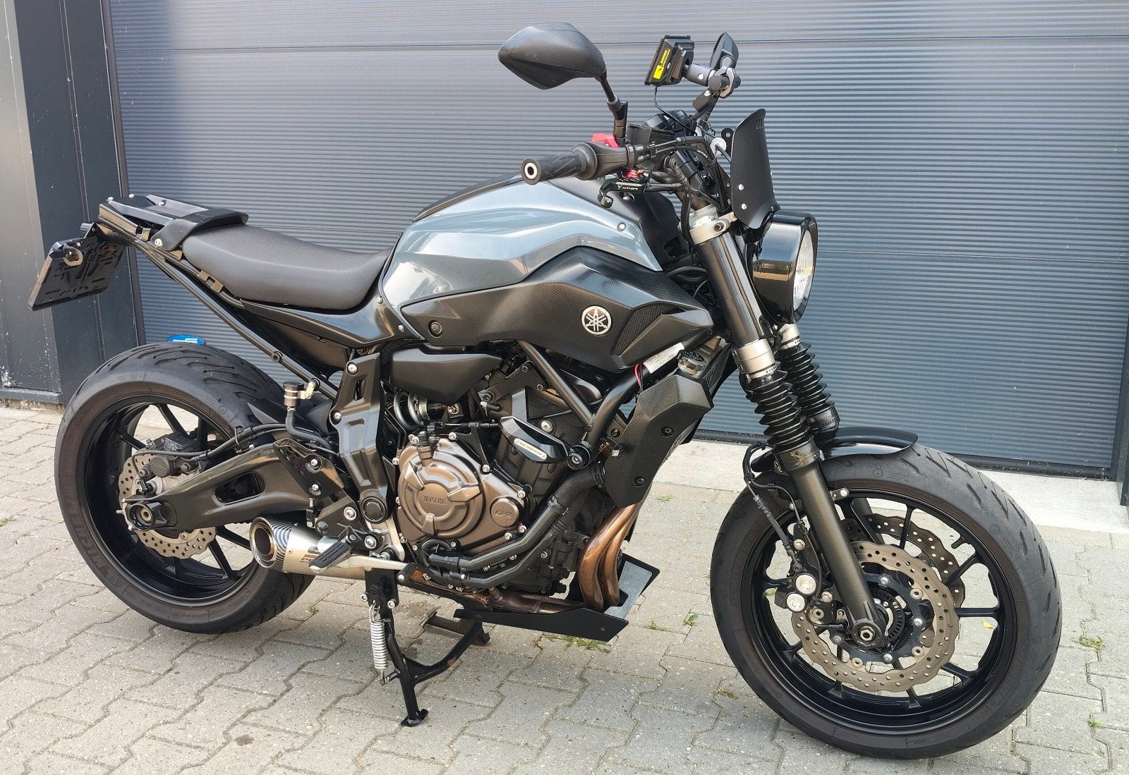 Yamaha MT-07 Scrambler Naked Bike, 700 cc, 2 cilinders, Sportuitlaat, Gebruikt