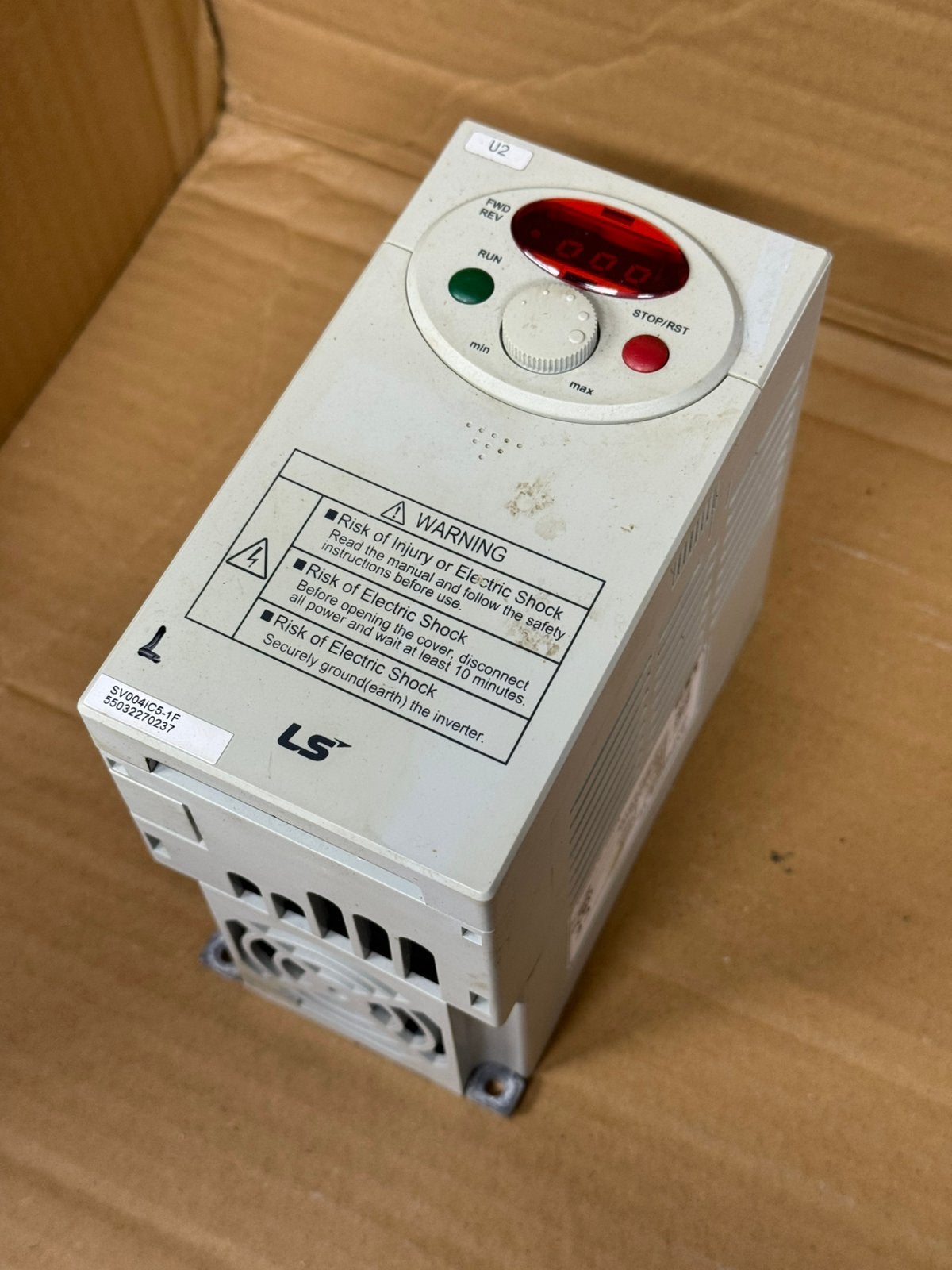 LS Starvert iC5 frequentieregelaar 0,4 kW 1 naar 3 fase, Ophalen of Verzenden, Zo goed als nieuw, Overige typen