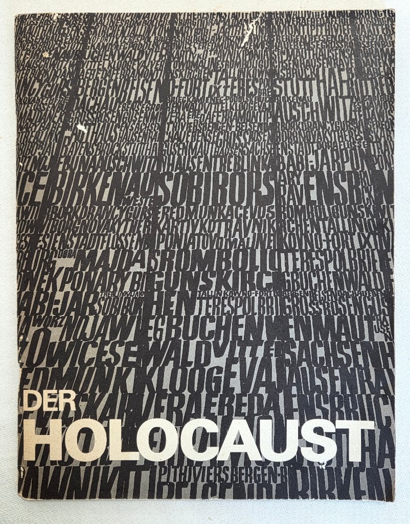Duitstalige uitgave Yad Vashem over Holocaust-geschiedenis, Yad Vashem, Verzenden, 20e eeuw of later, Gelezen