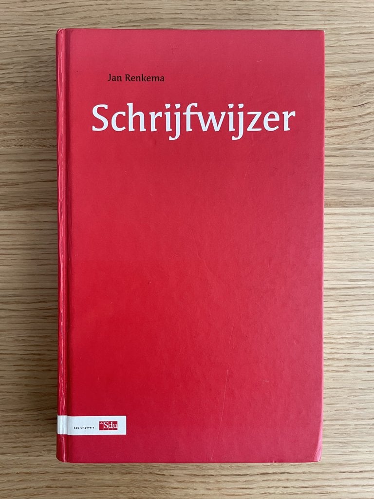 Jan Renkema - Schrijfwijzer, Boeken, Gelezen, Ophalen of Verzenden, Geesteswetenschap, Jan Renkema