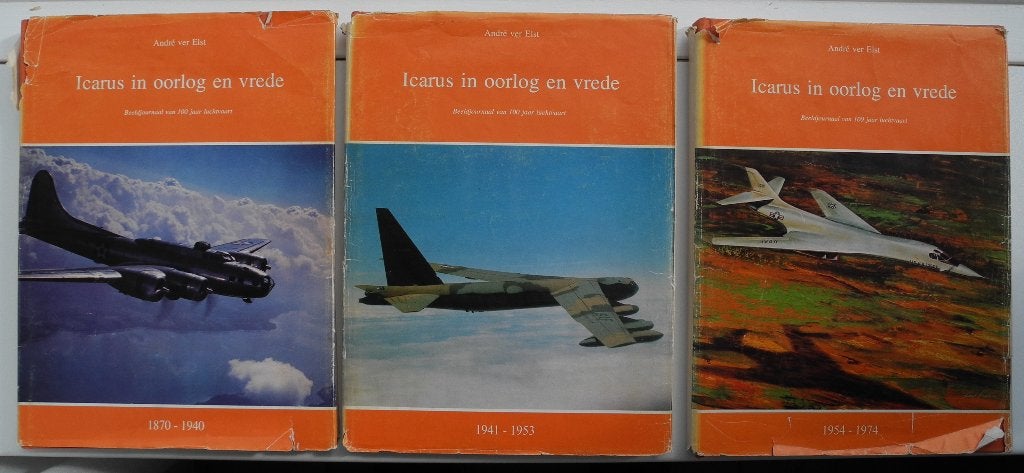 Icarus in Oorlog en Vrede civiele militaire lucht-ruimtevaar, Verzamelen, Ophalen of Verzenden, Gebruikt, Boek of Tijdschrift
