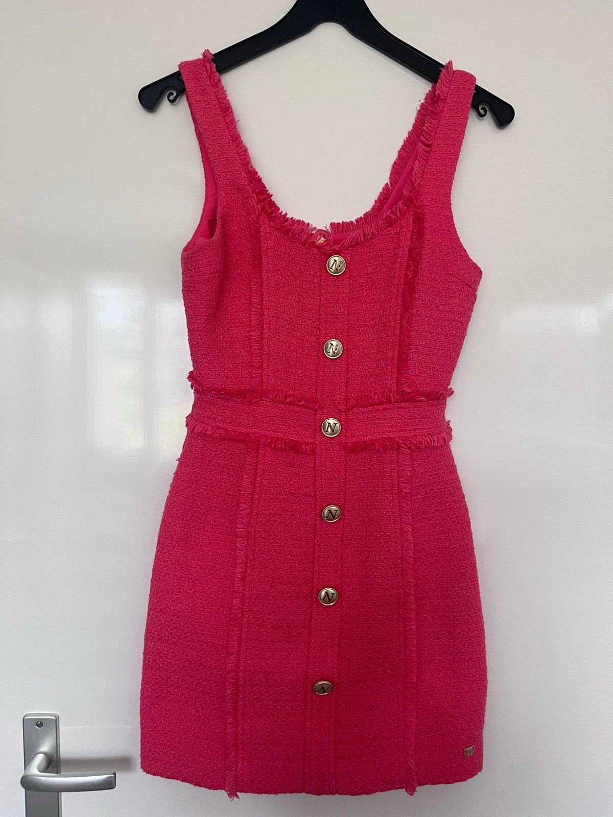 Nikkie roze jurk maat 32, Ophalen of Verzenden, Zo goed als nieuw, Roze, Maat 34 (XS) of kleiner