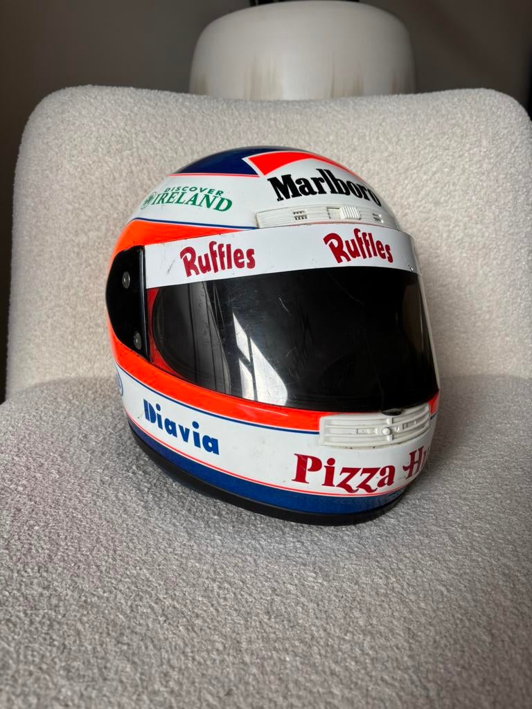 Rubens Barrichell helm 1995, Verzamelen, Ophalen of Verzenden, Zo goed als nieuw, Auto's