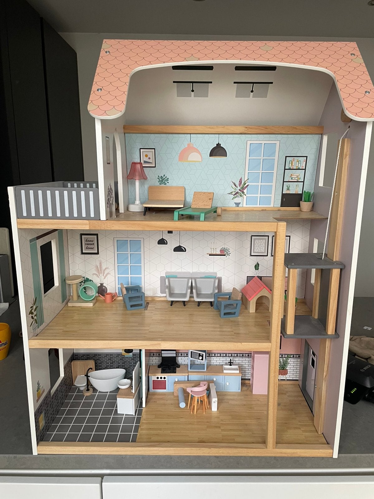 Poppenhuis, Ophalen, Zo goed als nieuw, Poppenhuis