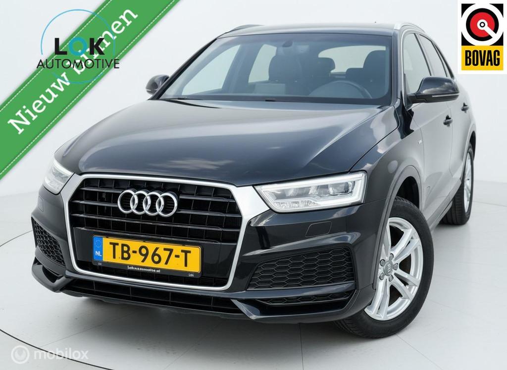 Audi Q3 1.4 TFSI CoD Sport S Line Edition LED|MASSAGE|AIRCO, 1380 kg, 4 cilinders, 150 pk, Zwart