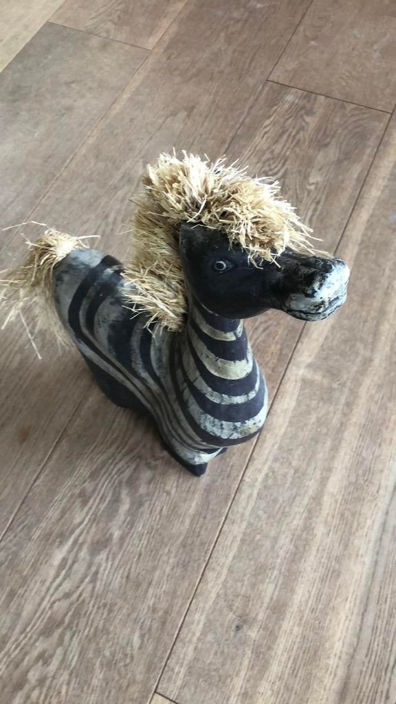 Zebra paard, Ophalen of Verzenden, Zo goed als nieuw