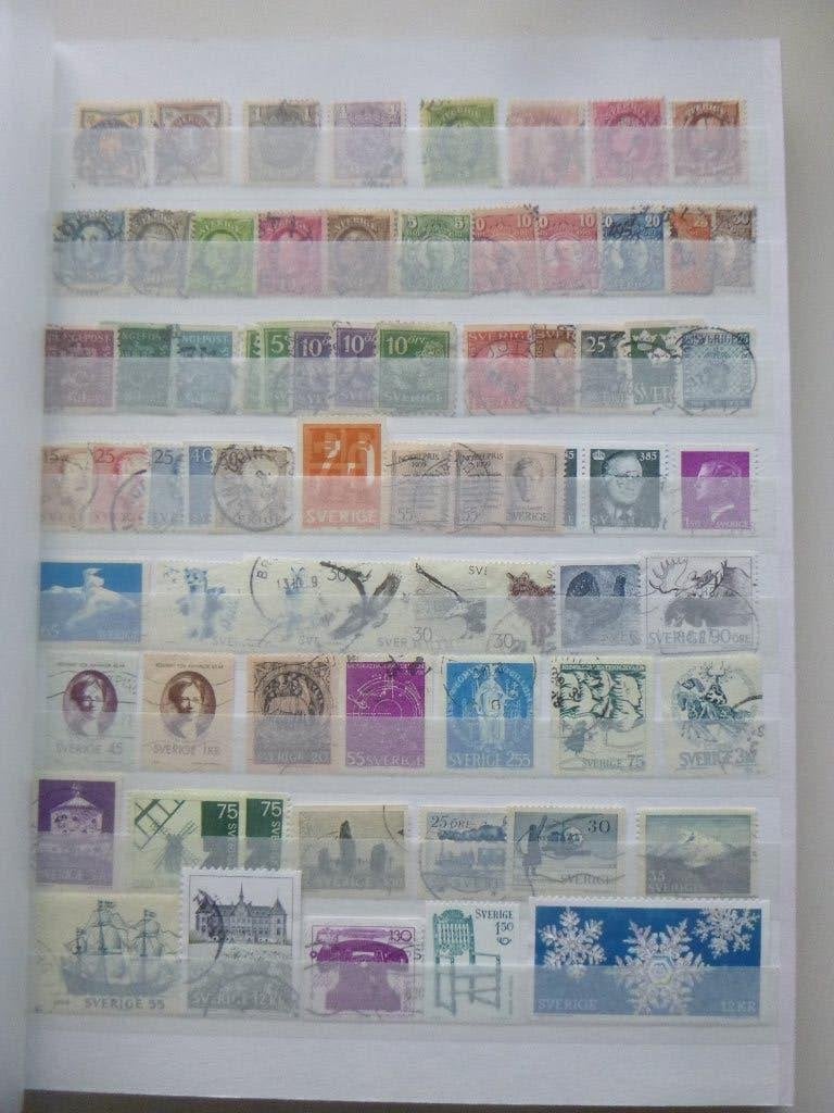 Nieuw stockboek Zweden Noorwegen Griekenland Romania,, Postzegels en Munten, Postzegels | Volle albums en Verzamelingen, Ophalen of Verzenden
