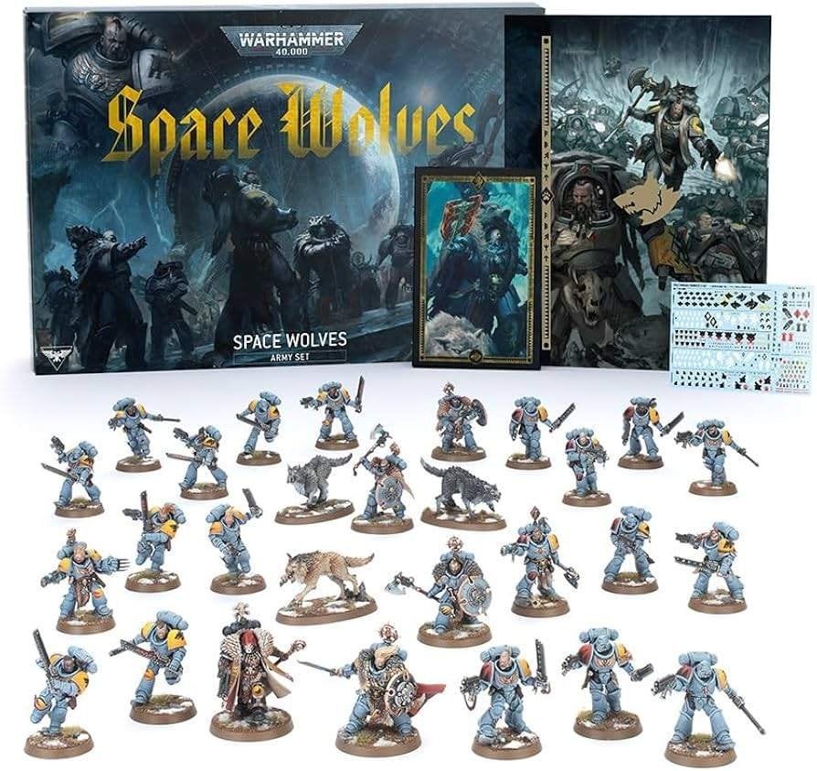 Warhammer 40.000 (40K) Space Wolves + Space Marines 8 dozen, Figuurtje(s), Nieuw, Ophalen of Verzenden, Warhammer 40000