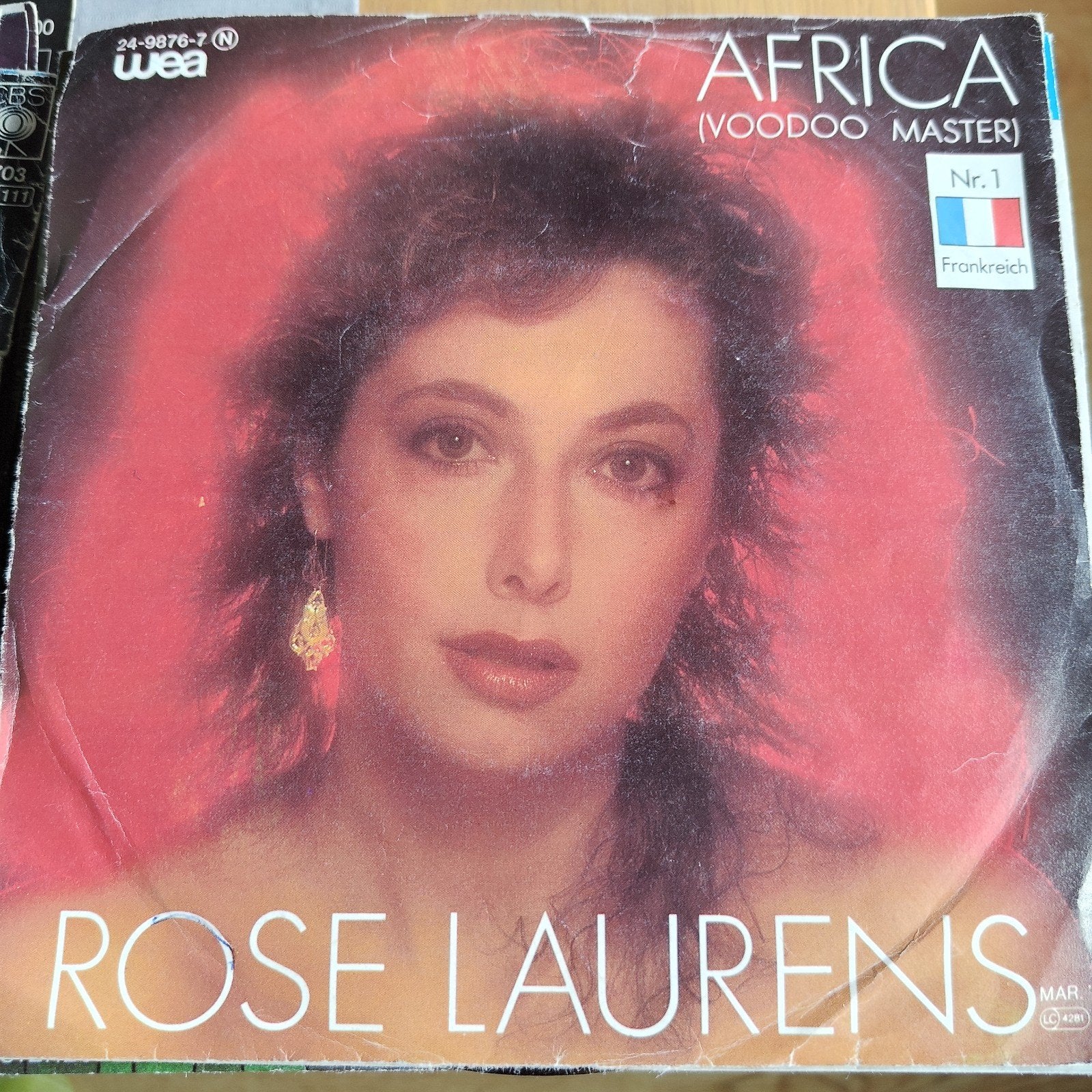 Rose Laurens - Africa (Voodoo Master) - Single Vinyl, Ophalen of Verzenden, Gebruikt, 7 inch, Pop