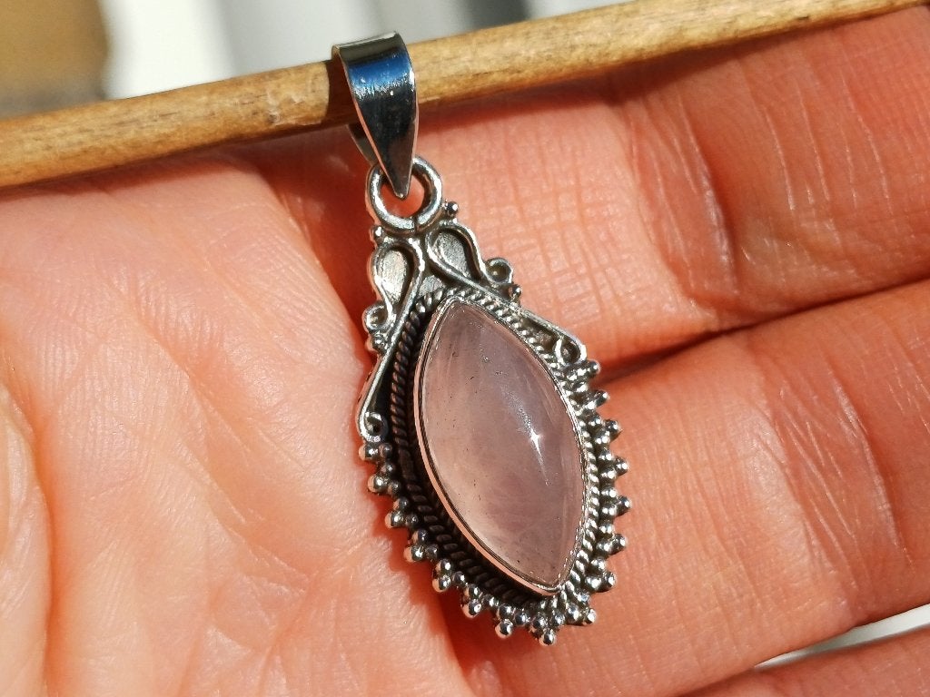 Vanoli 925 zilveren kettinghanger met rozenkwarts, Sieraden, Tassen en Uiterlijk, Daiva1973@hotmail.com, Vanoli, Amsterdam, Nieuw