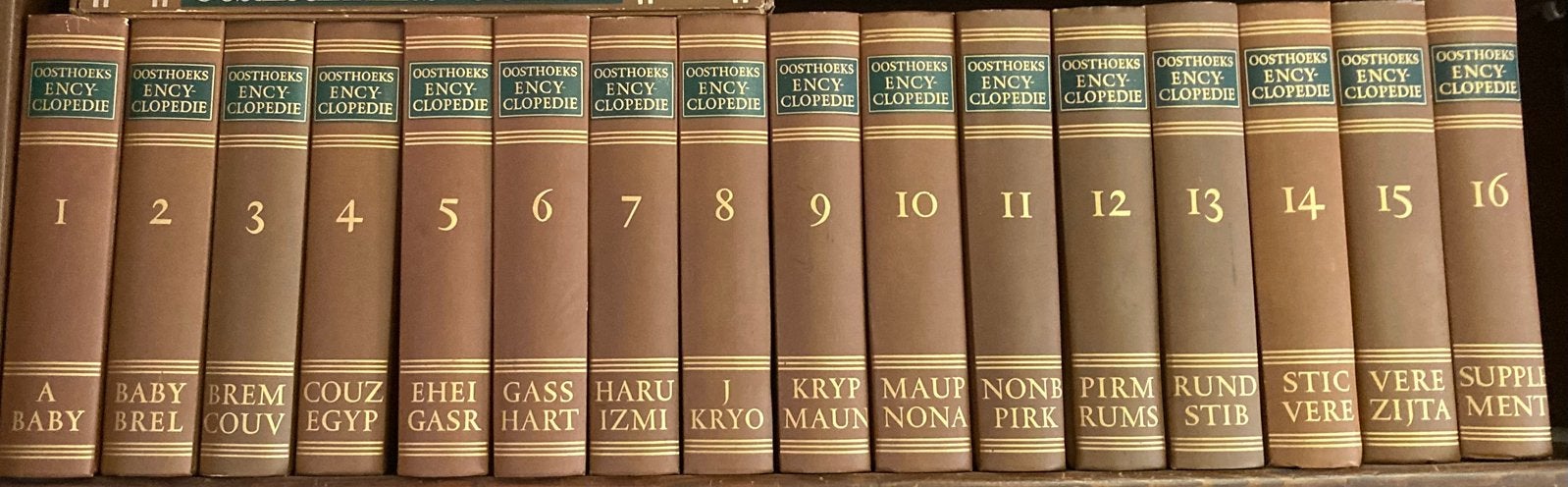 Complete Oosthoek Encyclopedie, Ophalen, Gelezen, Algemeen