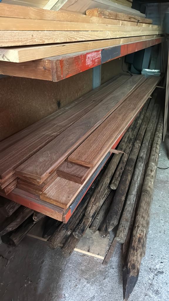 20x vlonderplank ipe hardhout 14.5x250 cm, Ophalen of Verzenden, Zo goed als nieuw, Hardhout, 250 cm of meer