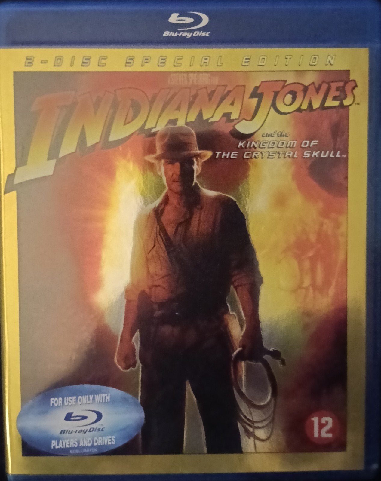 Indiana Jones bluray, Cd's en Dvd's, Blu-ray, Ophalen of Verzenden, Zo goed als nieuw