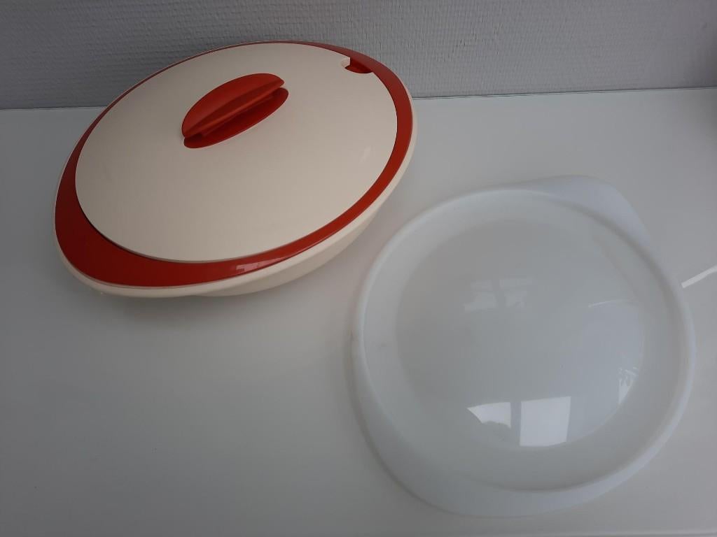 Tupperware Iso Thermo Duo  Crème/ oranje   dubbelwandig, Huis en Inrichting, Keuken | Tupperware, Ophalen of Verzenden, Nieuw