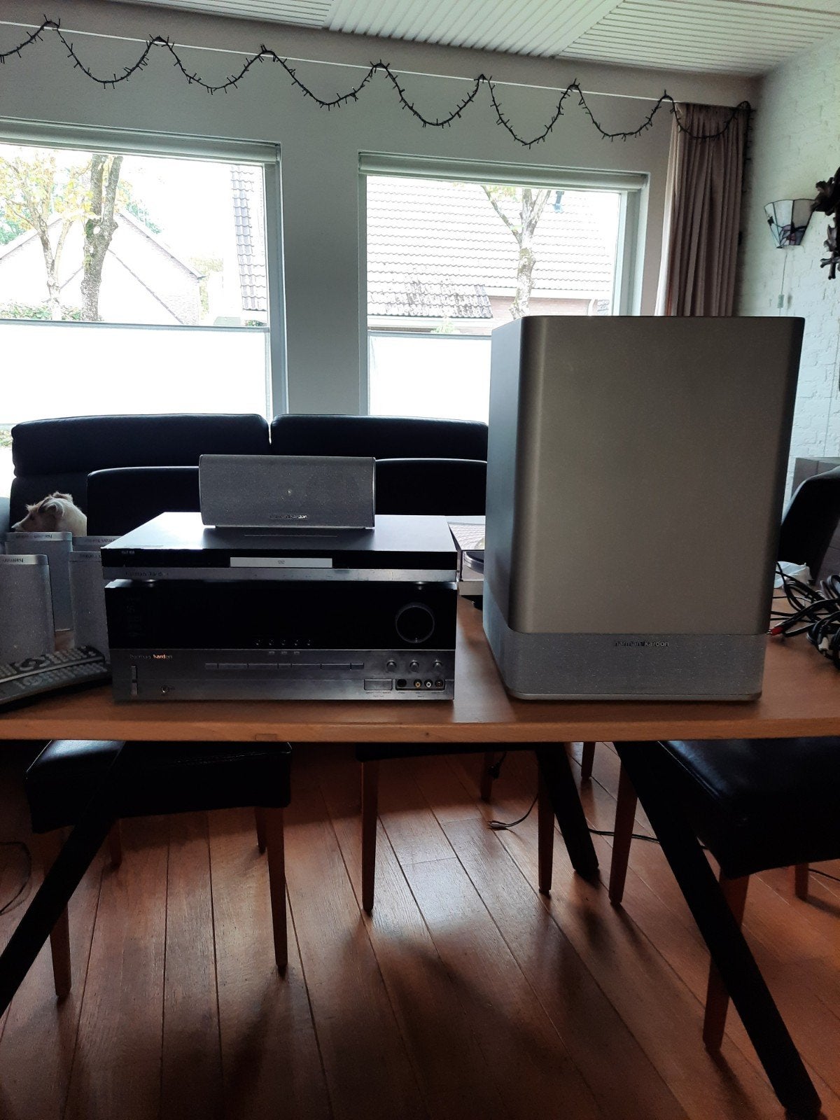 Harman Kardon Home Cinema Set met Denon Platenspeler, Gebruikt, 70 watt of meer, 5.1-systeem, Dvd-speler