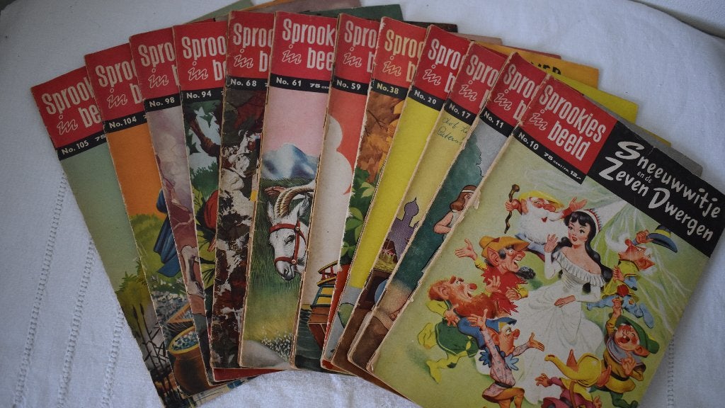 verzameling Sprookjes in beeld vintage, Boeken, Stripboeken, Meerdere stripboeken, Ophalen of Verzenden, Gelezen