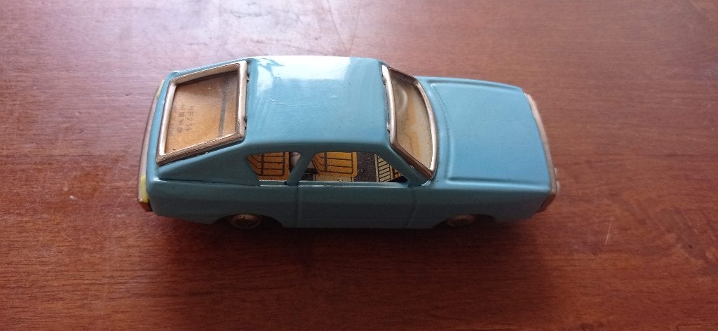 modelauto blik oud Renault 17 model jaren 1973, Hobby en Vrije tijd, Ophalen of Verzenden, Zo goed als nieuw, Auto
