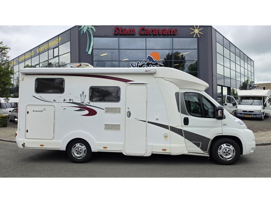 Eura Mobil Profila T 660 EB enkele bedden, Caravans en Kamperen, Campers, Ringverwarming, Fiat, Winterisolatie, 6 tot 7 meter