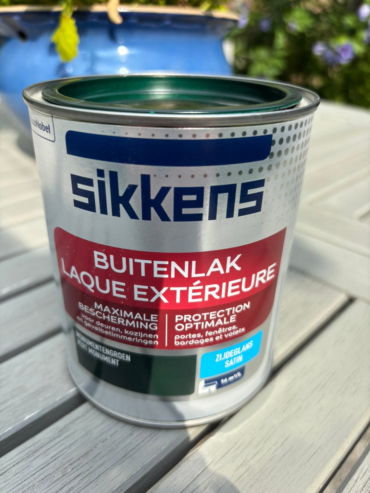 Sikkens nieuw blik verf monumentengroen, Raamkozijn, Zo goed als nieuw, Hout, Ophalen