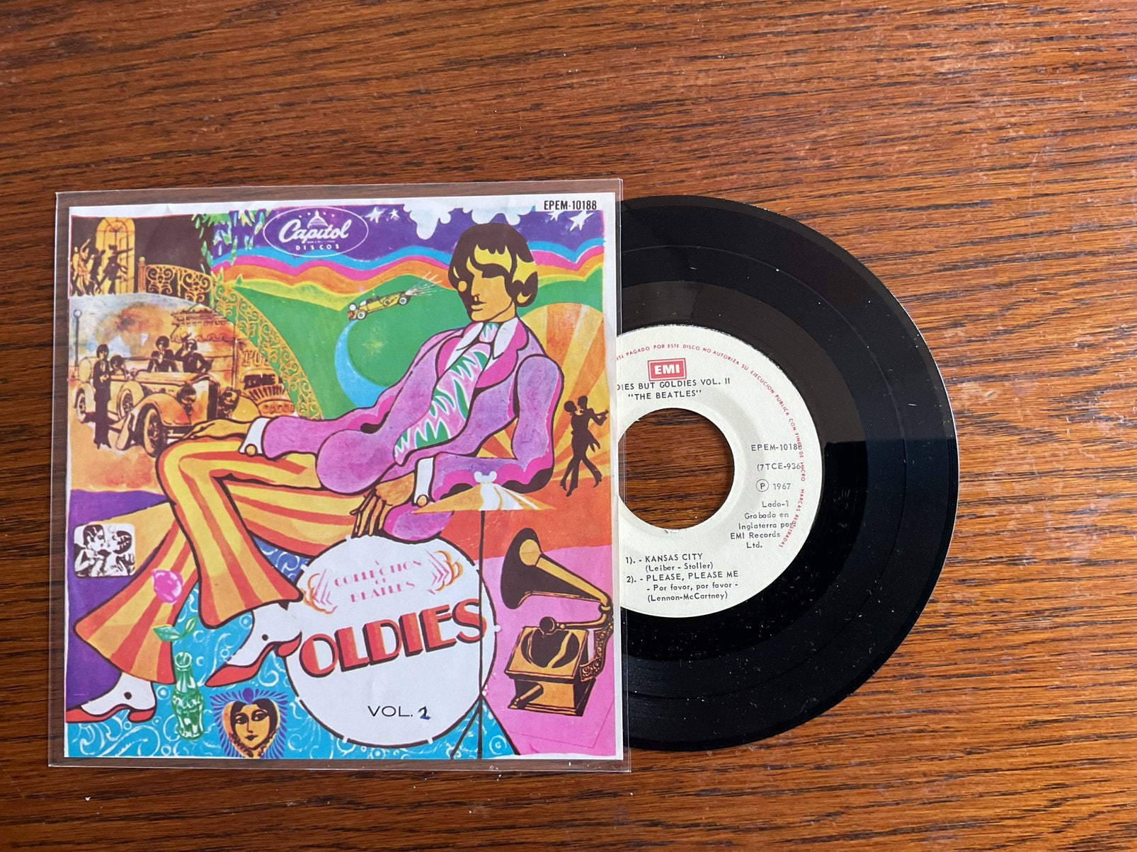 The Beatles Oldies But Goldies  Vol 2. E.P.  Mex., Cd's en Dvd's, Ophalen of Verzenden, Zo goed als nieuw, Pop