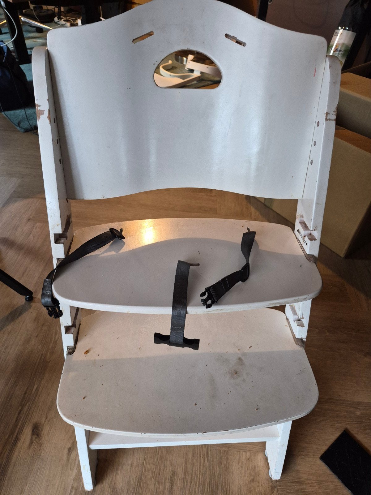 meegroei baby- en kinderstoel met opzetstukken, Kinderen en Baby's, Kinderstoelen, Ophalen, Gebruikt, Meegroeistoel, Gordel(s)