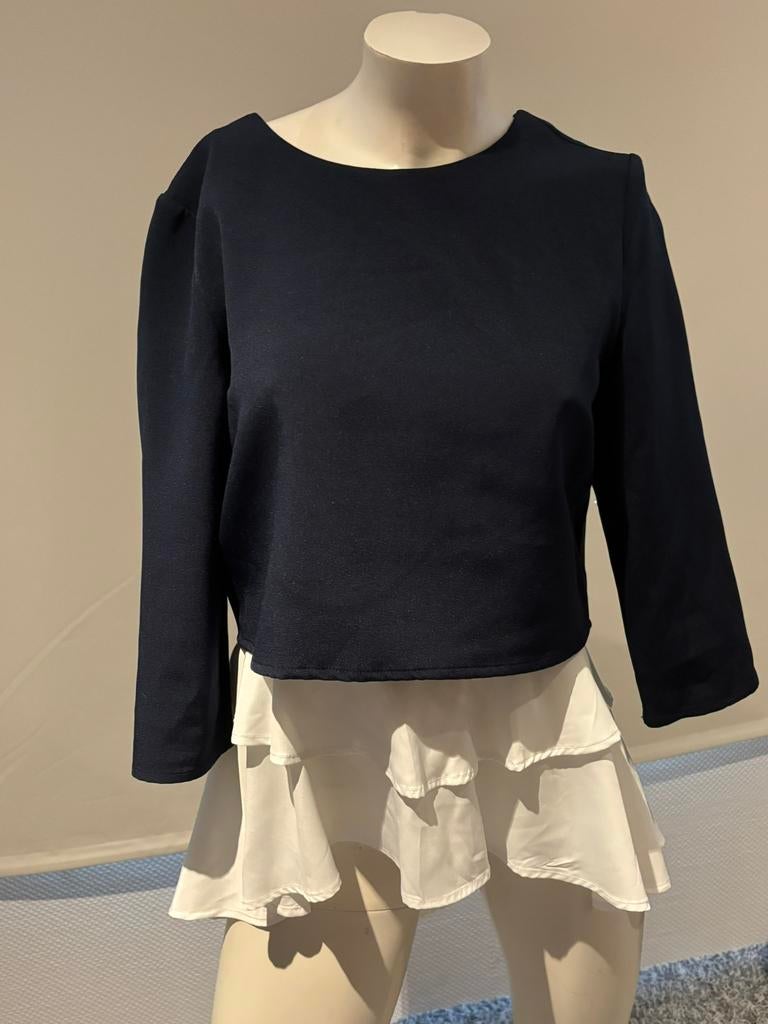 Nikkie aparte trui blouse maat 34, Ophalen of Verzenden, Zo goed als nieuw, Maat 34 (XS) of kleiner, Zwart