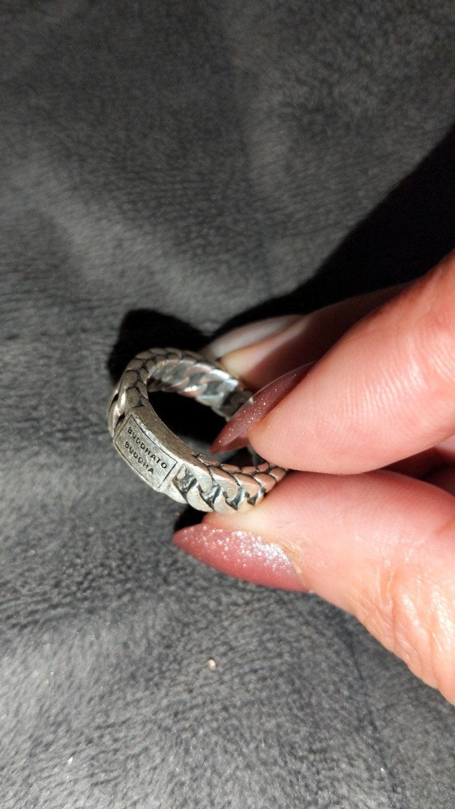 Buddha to Buddha ring Esther, Gebruikt, ., Ophalen of Verzenden, Dame of Heer