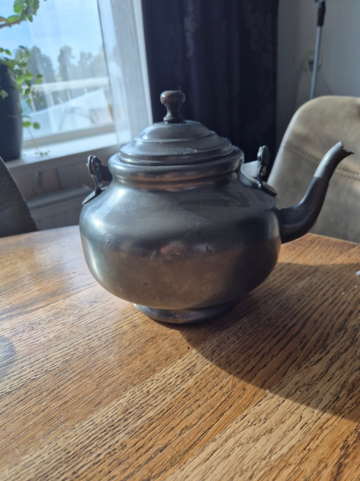 Vintage Tinnen Waterketel Theepot RIO Tiel, Antiek en Kunst, Ophalen of Verzenden