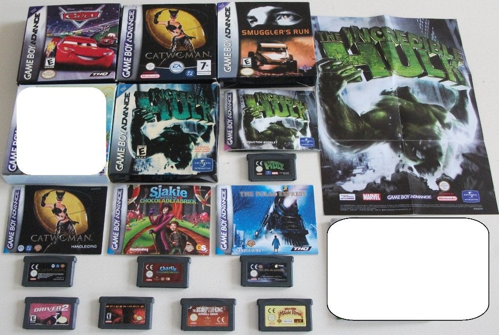 Collectie *** GBA GAMES *** 12 stuks, Spelcomputers en Games, Games | Nintendo Game Boy, Overige genres, 1 speler, Ophalen of Verzenden
