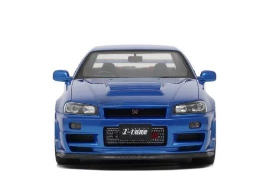 Nissan Skyline NISMO R34 GT-R Z-tune Bayside Blue 1:12 (nieu, Verzenden, Nieuw, 1:9 t/m 1:12, Auto