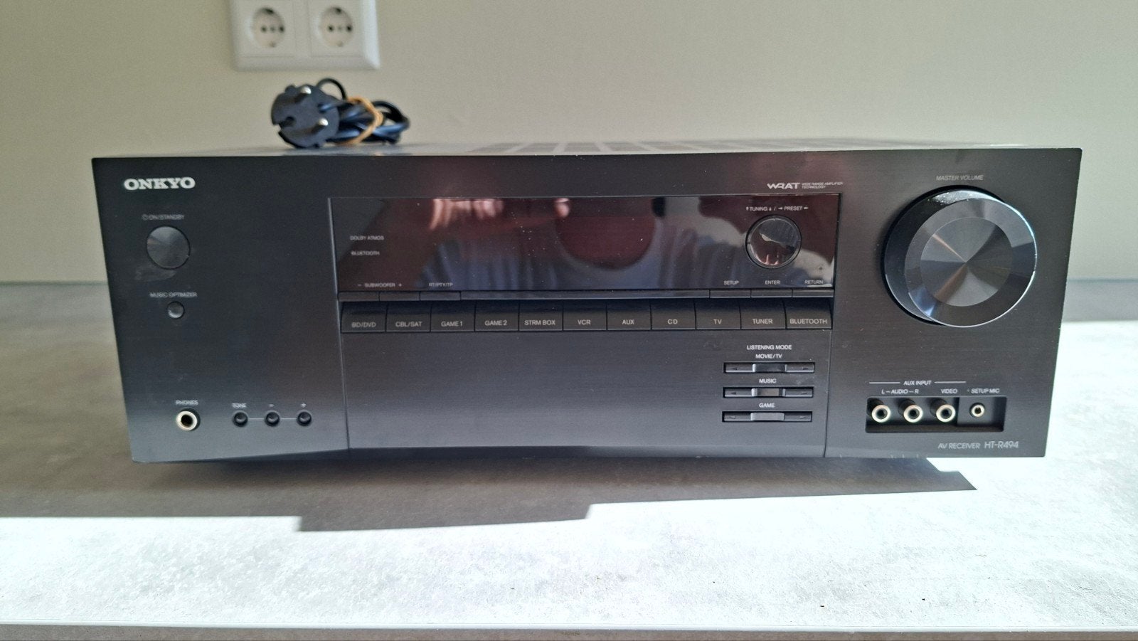 Onkyo HT-R494 Versterker. Defect., Ophalen, 120 watt of meer, Onkyo