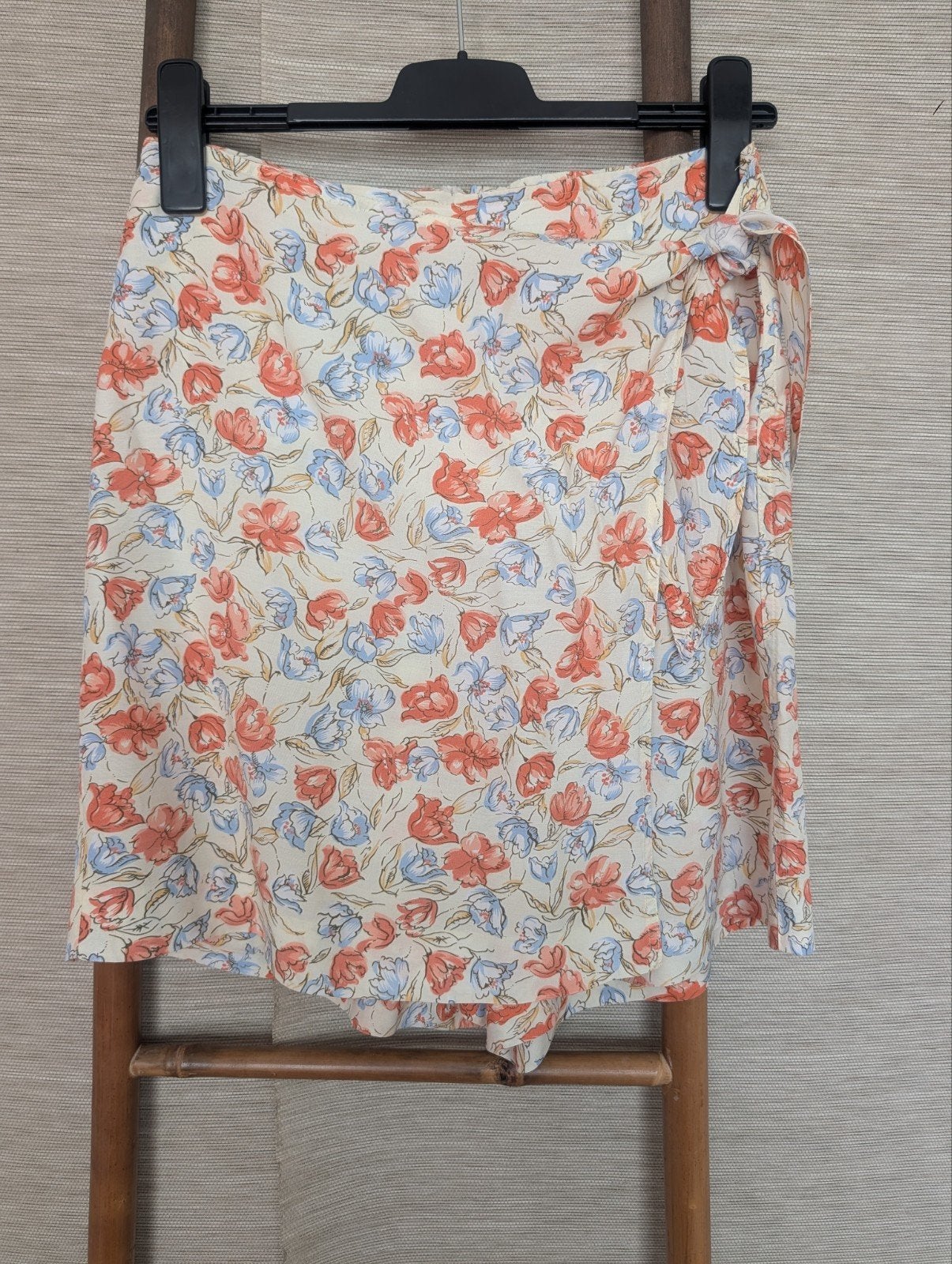 Vintage bermuda broekje, Ophalen of Verzenden, Zo goed als nieuw, Maat 38/40 (M), Blauw