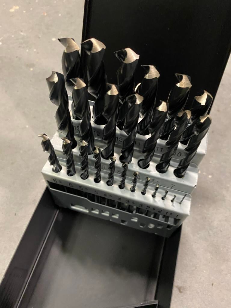 Nieuwe TERRAX HSS Boorset 1.0-13.0 mm - 25-delig, Doe-het-zelf en Verbouw, Gereedschap | Boormachines, Ophalen of Verzenden, Nieuw