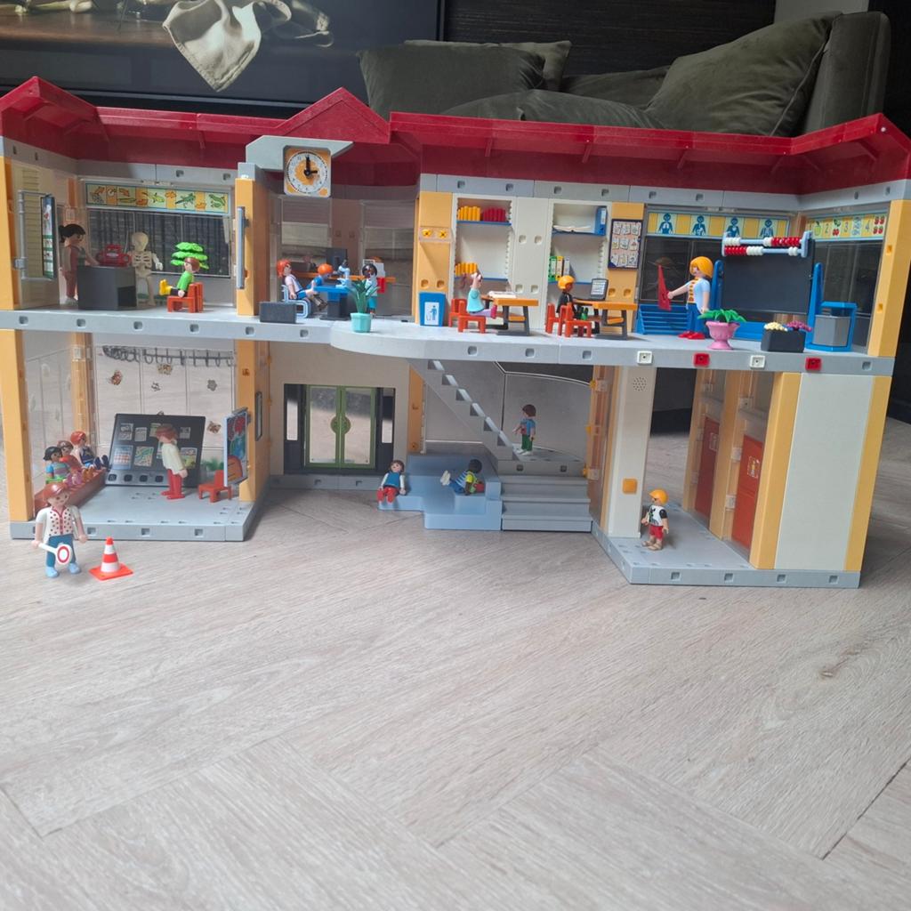 Playmobil school, vakantievilla, speeltuin en nog veel meer!, Ophalen of Verzenden, Gebruikt