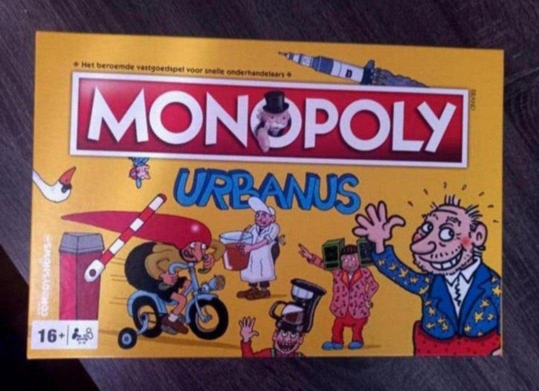 Monopoly Urbanus - Het beroemde vastgoedspel, Vijf spelers of meer, Ophalen of Verzenden, Zo goed als nieuw, Parker Brothers
