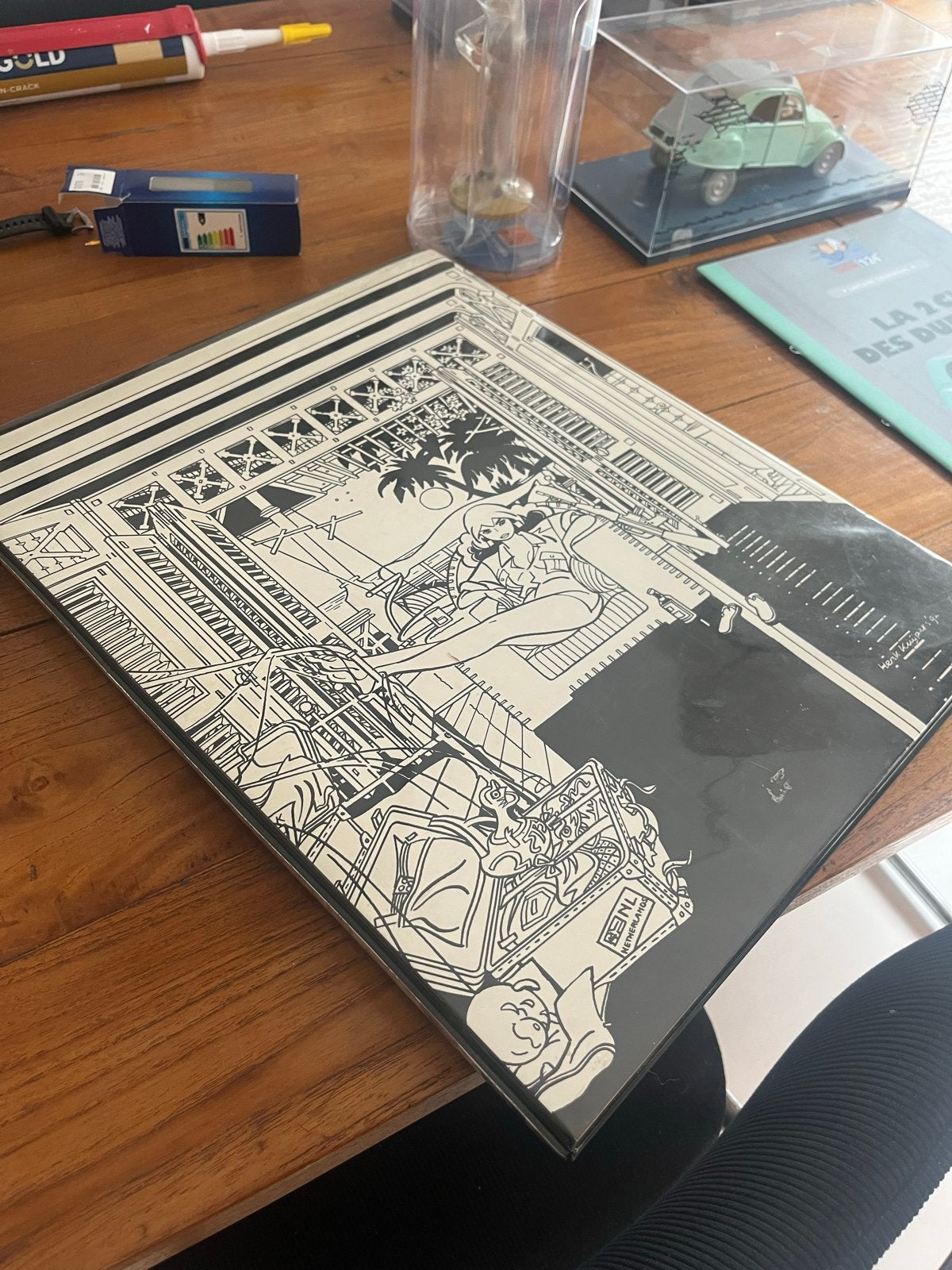 Portofolio met 17 drukken - Martin Lodewijk, Henk Kuijpers, Dagelijks leven, Ophalen of Verzenden, Zeefdruk, 1950 - 1999