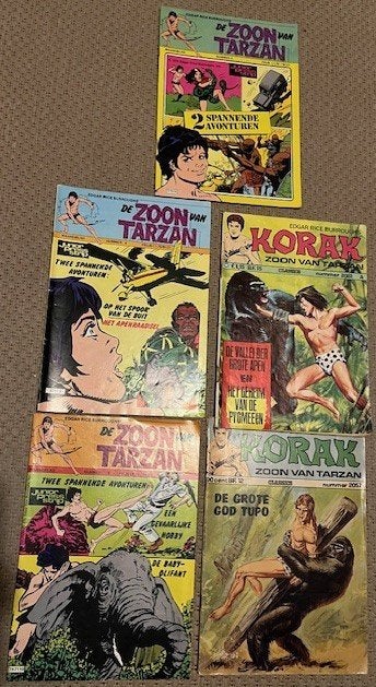 5x Korak, de zoon van Tarzan, Boeken, Eén comic, Ophalen of Verzenden, Gelezen, Amerika