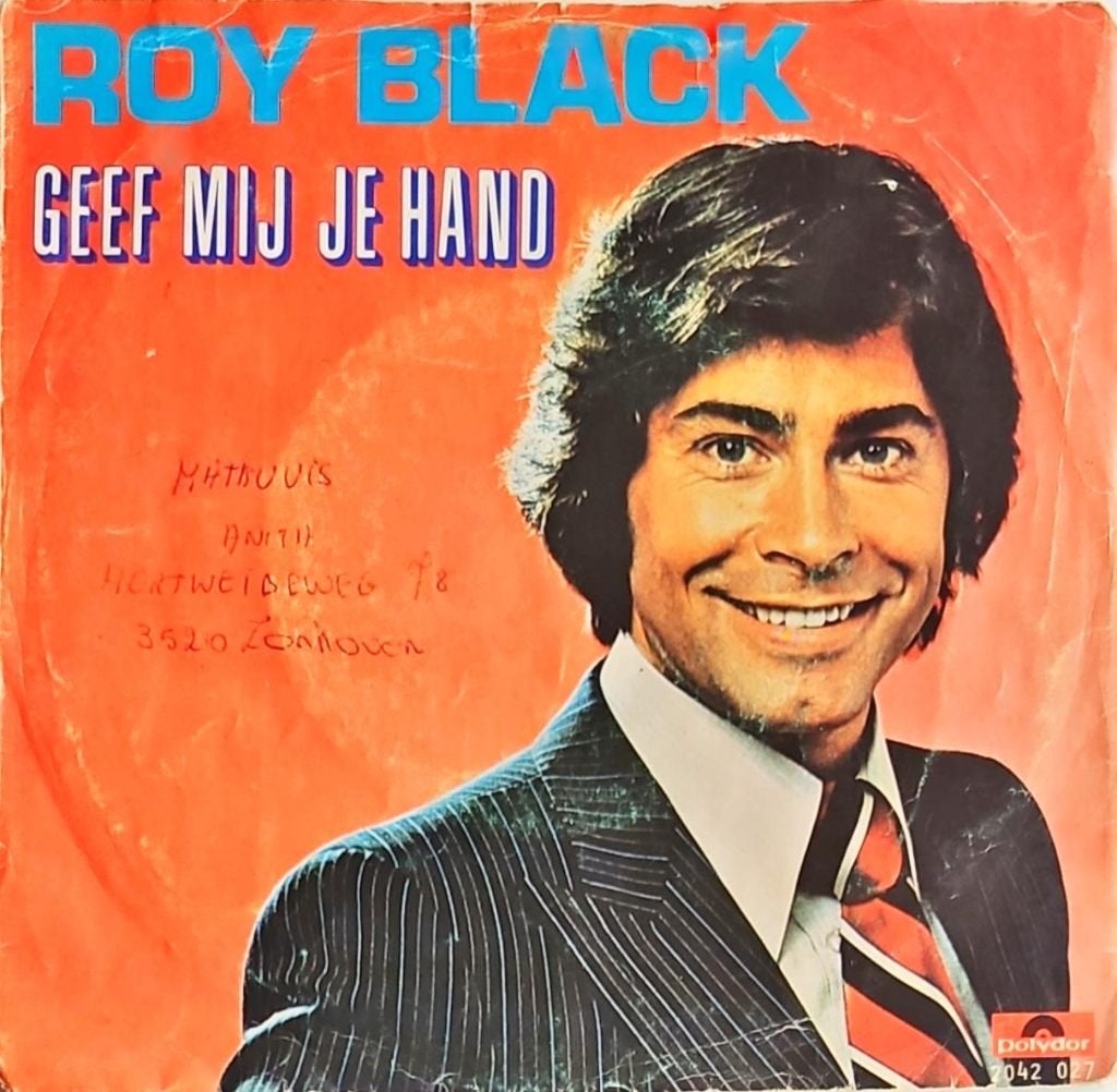 Roy Black – Geef Mij Je Hand, Cd's en Dvd's, Gebruikt, Fotohoes, 7 inch, Ophalen of Verzenden