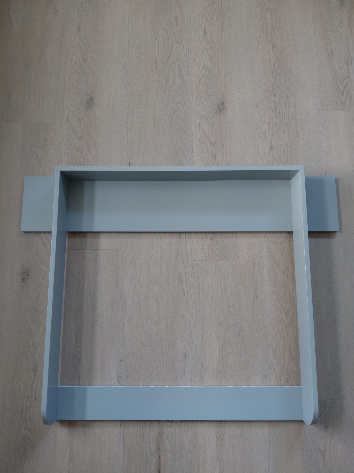 Commode opzetstuk grijs voor o.a. Ikea Hemnes, Gebruikt, 50 tot 70 cm, 75 tot 100 cm, Opstaande rand