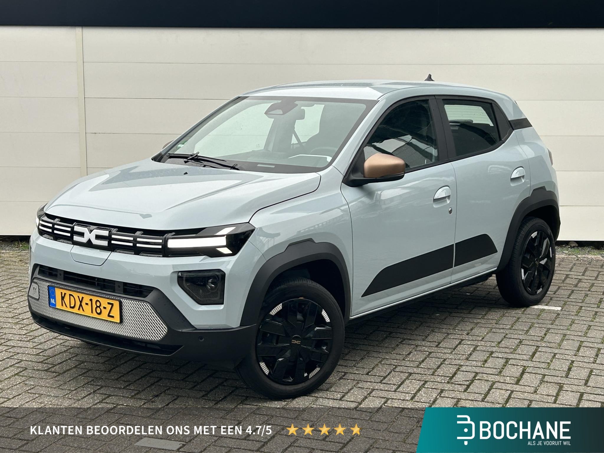 Dacia Spring Extreme 100 24.3 kWh | Navigatie | Camera | App, Auto's, 970 kg, Huisgarantie, Met garantie (alle), 4 stoelen