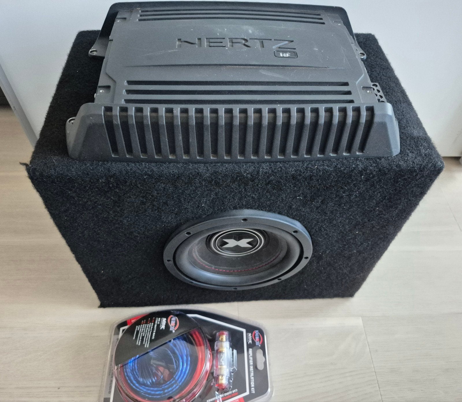 Excursion subwoofer met versterker, Auto diversen, Autospeakers, Ophalen, Gebruikt
