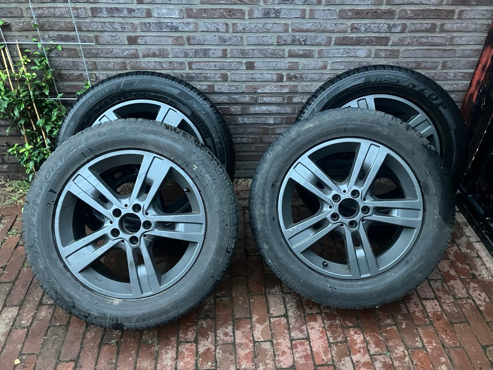 Mercedes ML velgen 255/55R18 5x112, Auto-onderdelen, 255 mm, Zomerbanden, Ophalen, 19 inch