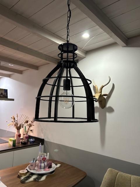 2  industriele hanglampen, Ophalen, Zo goed als nieuw, Minder dan 50 cm