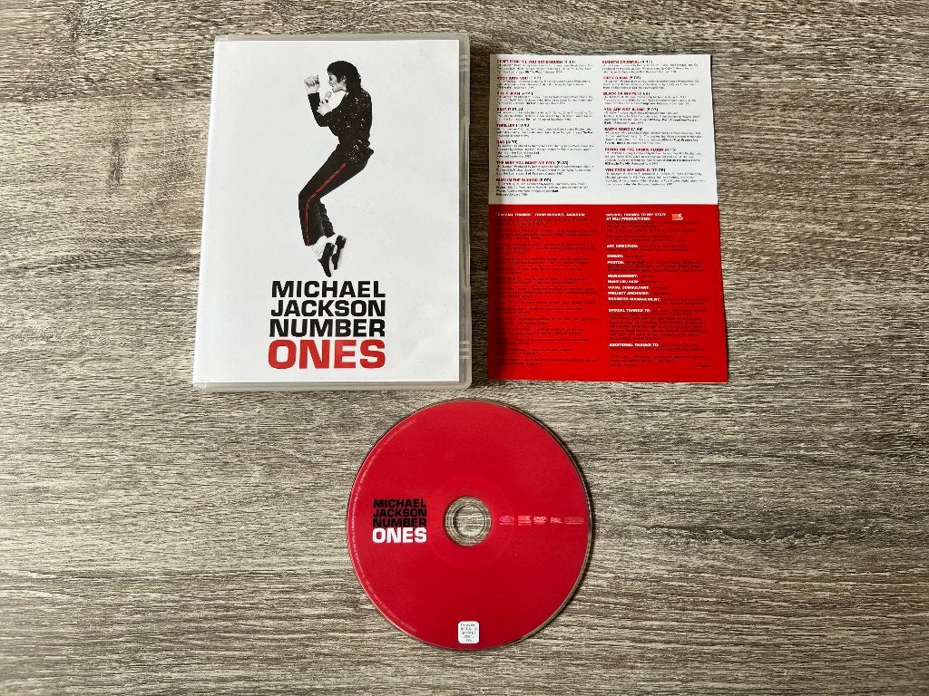Michael Jackson Number Ones DVD (2003), Alle leeftijden, Ophalen of Verzenden, Zo goed als nieuw, Muziekvideo's