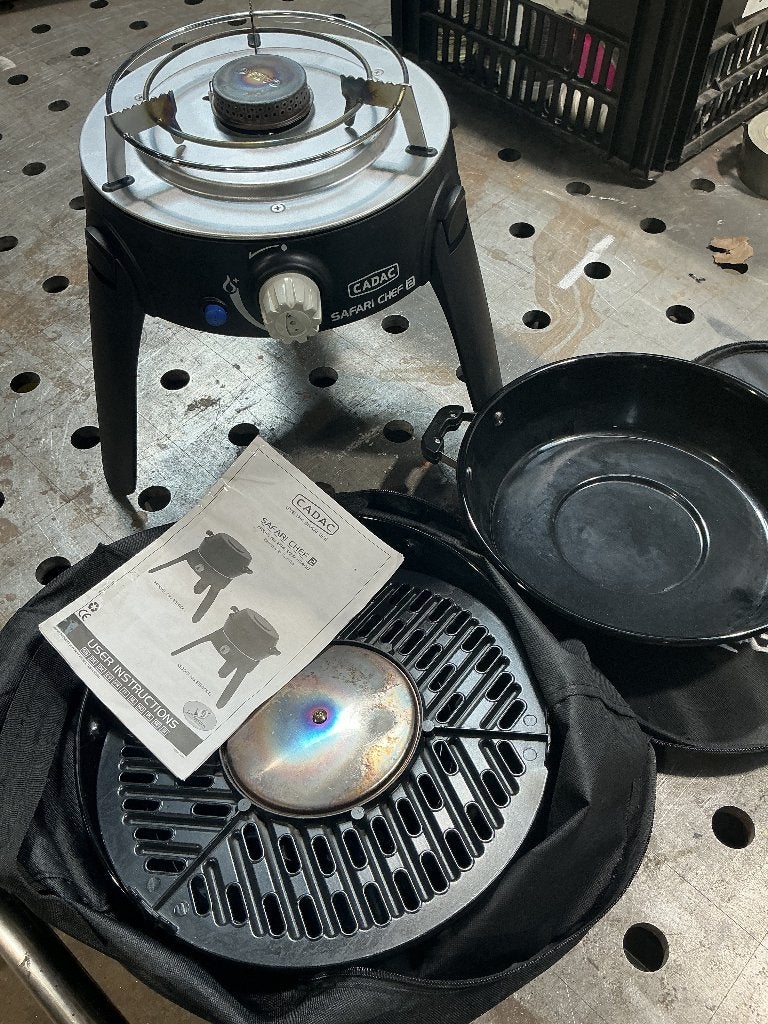 Cadac Safari Chef 2 BBQ, Grill en pannen, Ophalen, Zo goed als nieuw