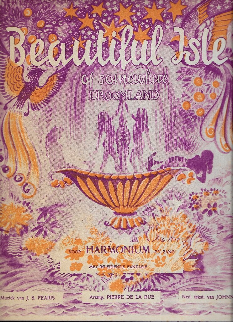 Bo98 bladmuziek beautiful isle voor  harmonium en zang, Gebruikt, Zang, Ophalen of Verzenden, Artiest of Componist